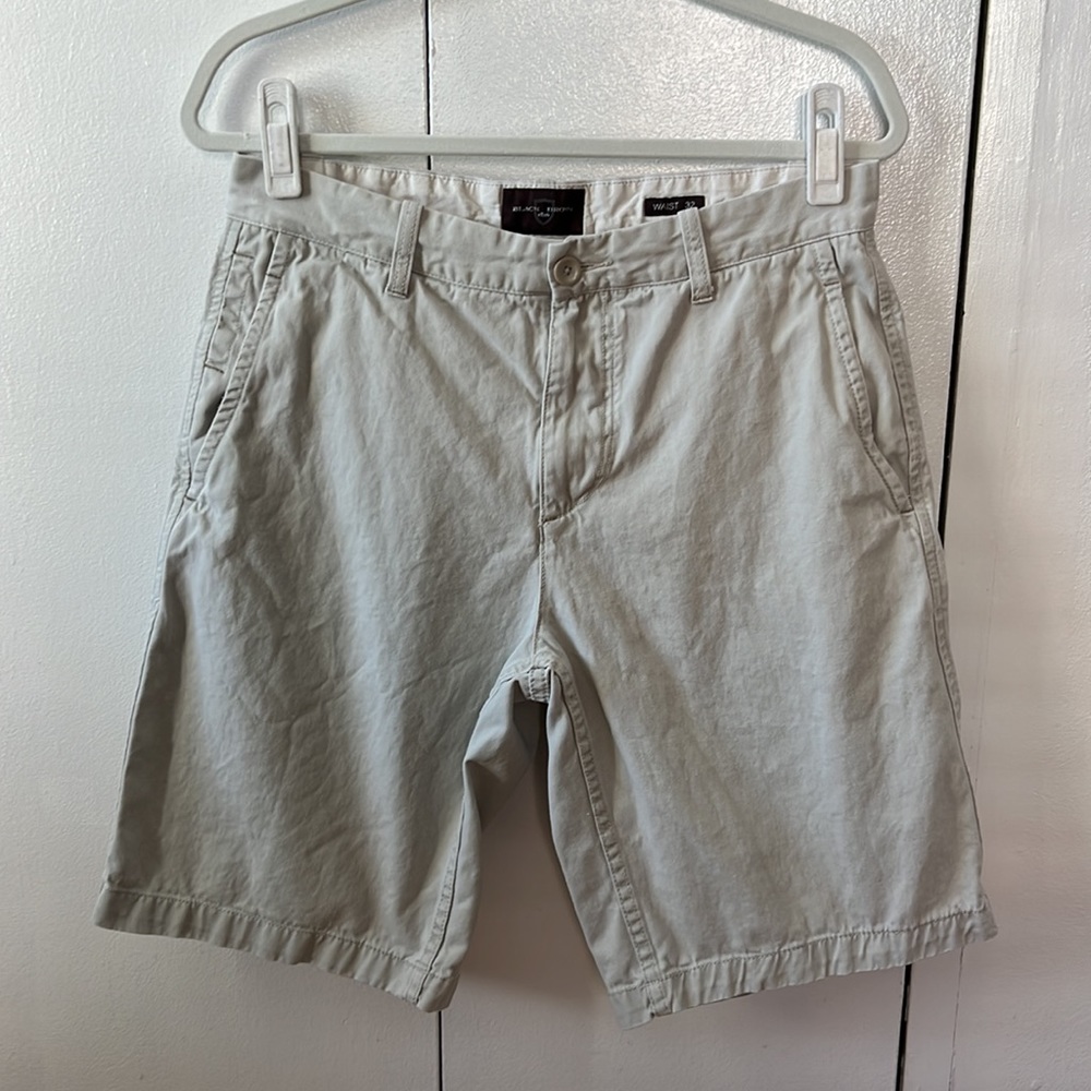 Black Brown 1826 Cotton 10.5” Chino Shorts